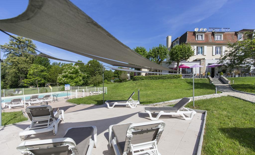 Logis Hotel Restaurant Spa Beau Site Luxeuil-les-Bains Exterior foto